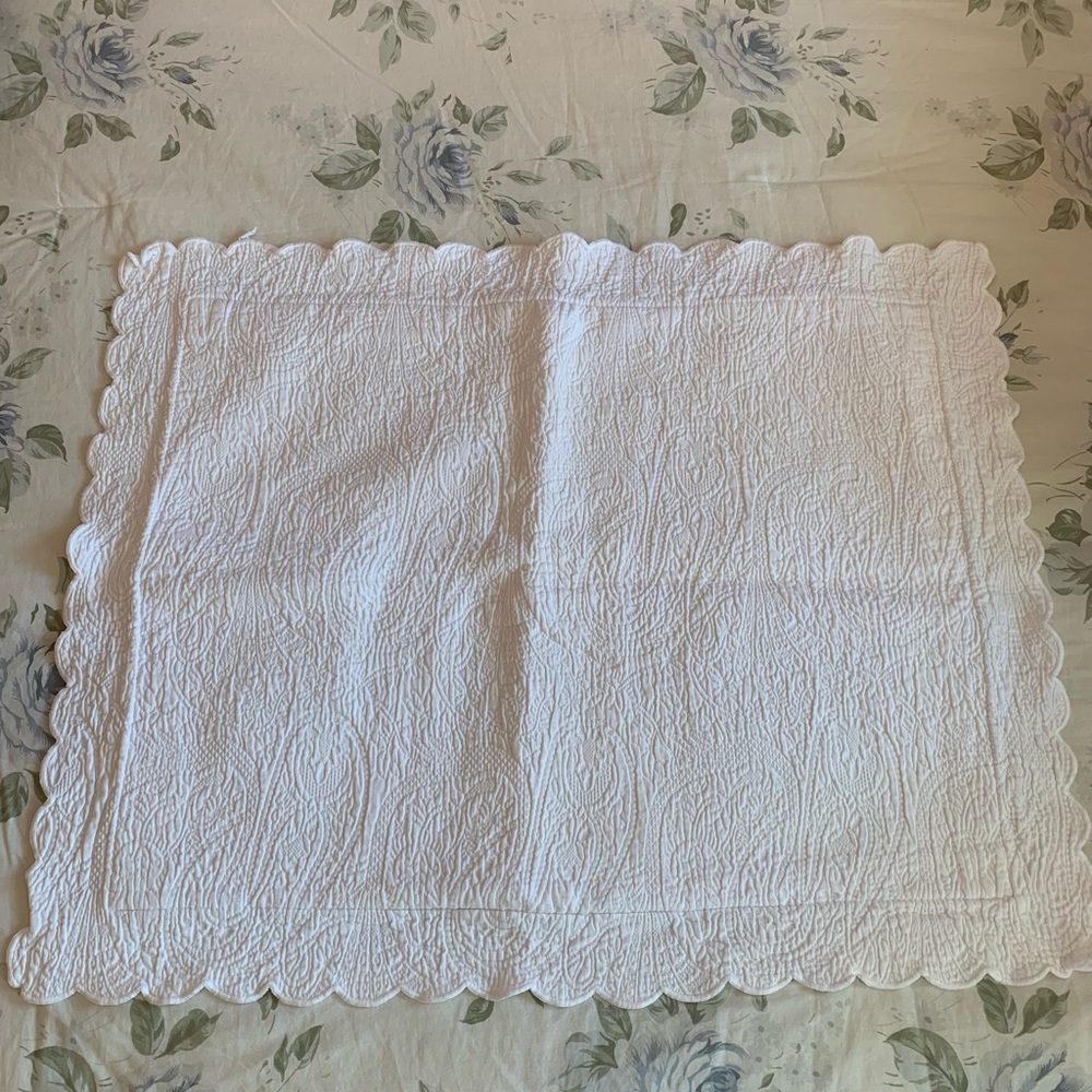 Vintage quilted sham